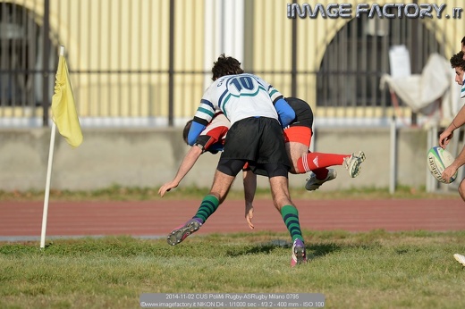 2014-11-02 CUS PoliMi Rugby-ASRugby Milano 0795